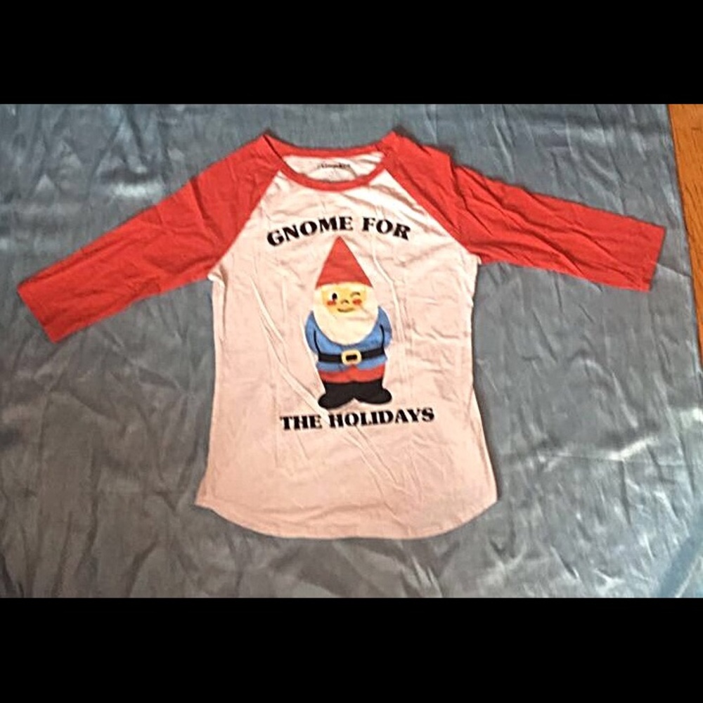 Gnome For The Holidays Long Sleeved T Shirt